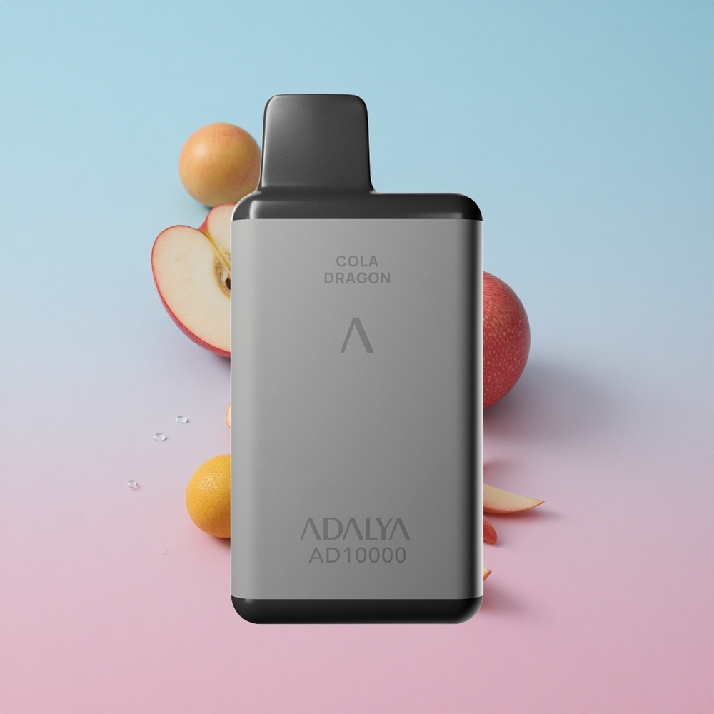 Adalya AD 10000 Puffs Dvije Jabuke Space Gray USB-C 14 ml Croatia Vape Wholesale