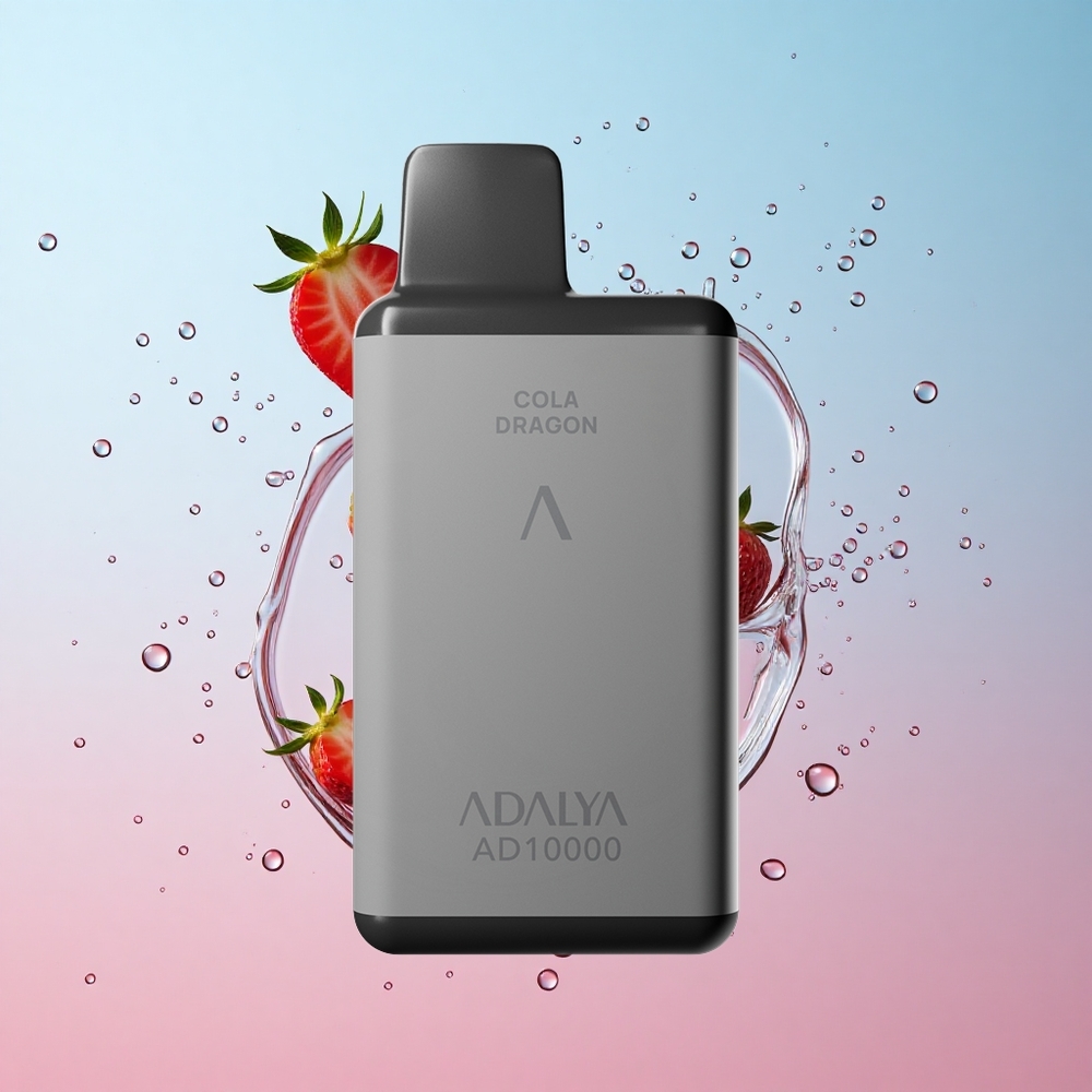 Adalya AD 10000 Puffs Jednokratna Vape Jagoda Splash 14 ml Space gray Croatia Vape Wholesale