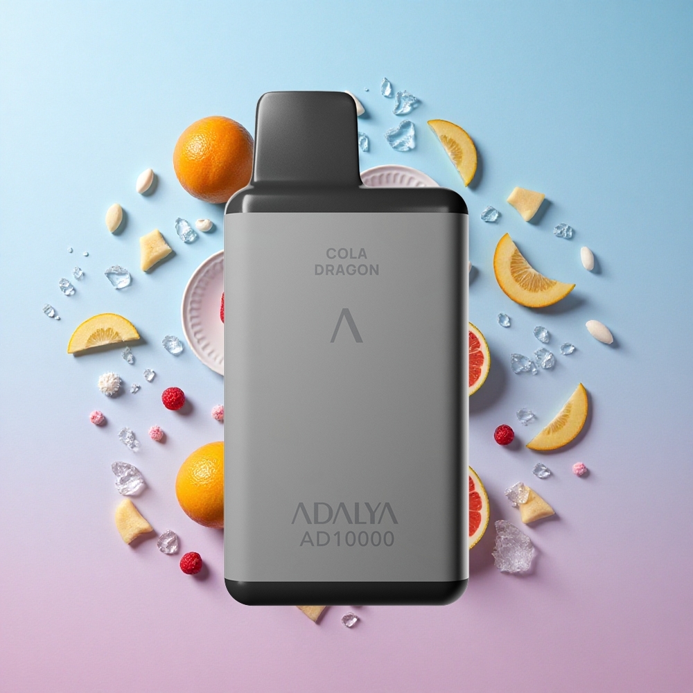 Adalya AD 10000 Puffs Jednokratna Vape Plavi Led Prostora Siva Croatia Vape Wholesale