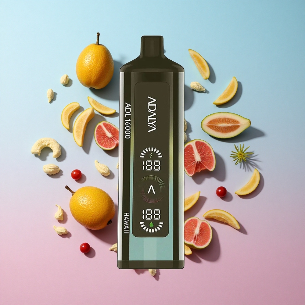 Adalya ADL 16000 PRO Puffs Jednokratna Vape Hawaii Trobojni gradijent sjajni Croatia Vape Wholesale