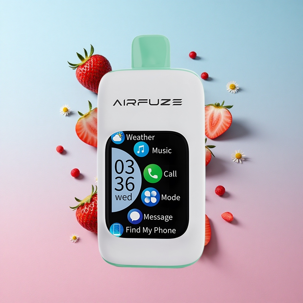 AirFuze Smart 30000 Puffs Disposable Jagoda Ljetno Doba s 900mAh Baterijom Croatia Vape Wholesale