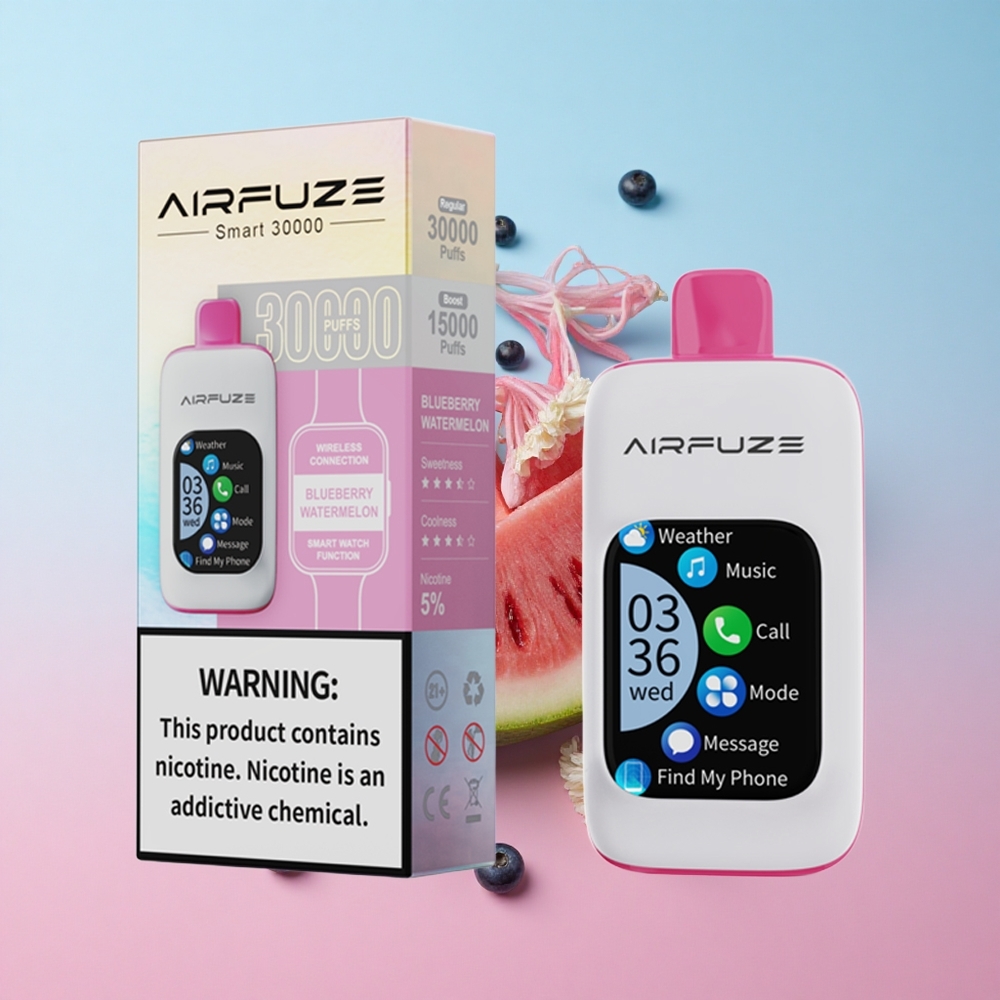 AirFuze Smart 30000 Puffs Jednokratna Vape Borovnica Lubenica 900mAh Croatia Vape Wholesale