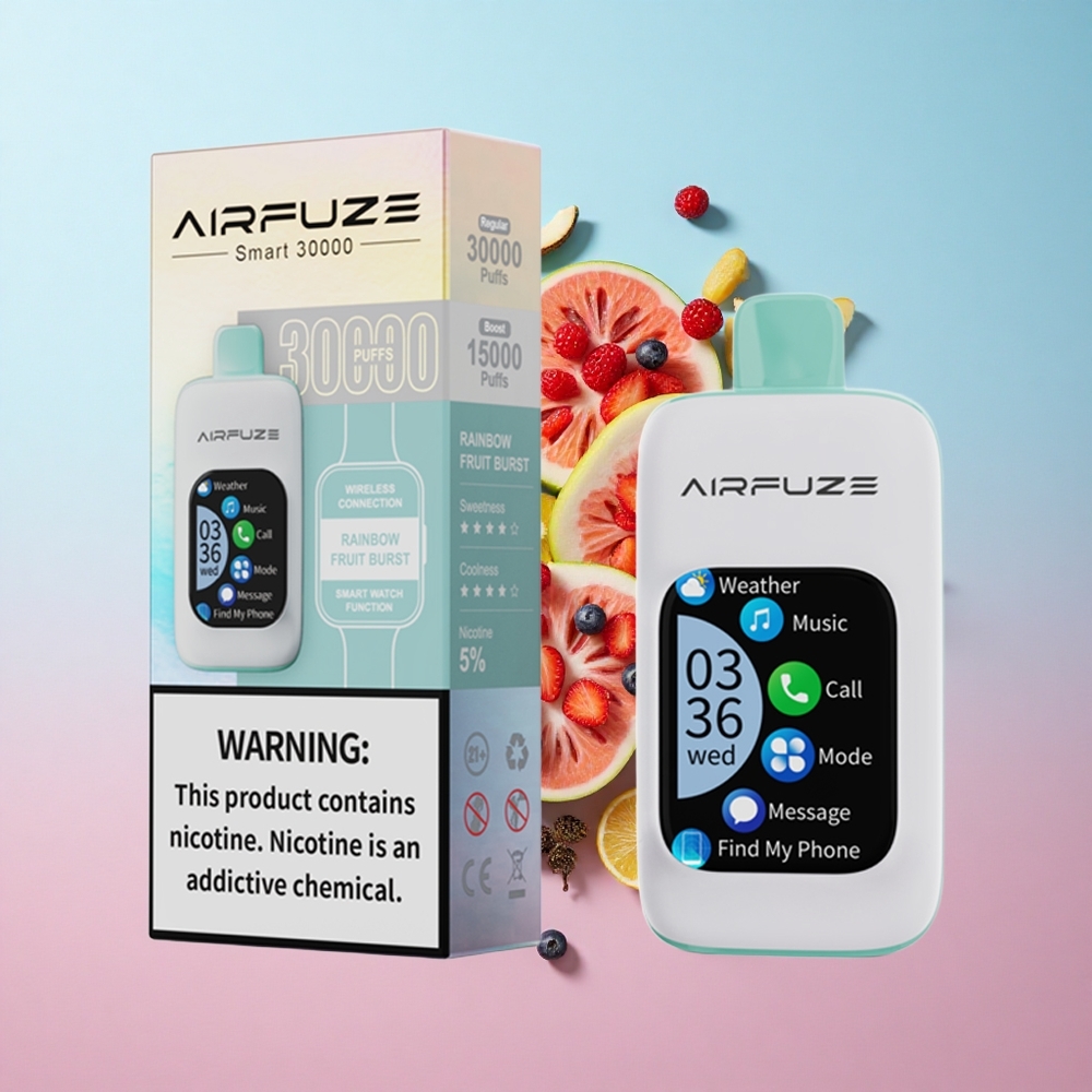 AirFuze Smart 30000 Puffs Jednokratna Vape Rajski Voćni Eksplozija, 5% Nikotin, Croatia Vape Wholesale