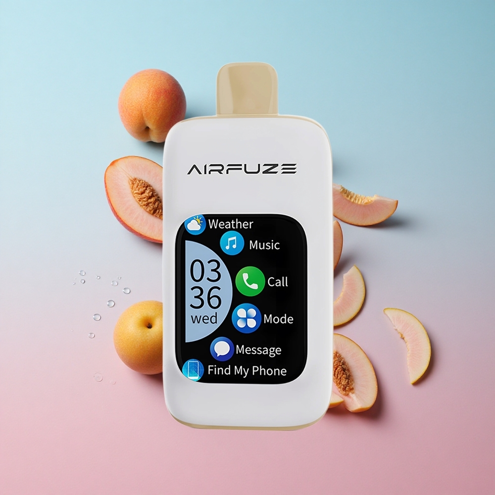 AirFuze Smart Pro 40000 Puffs Juicy Peach (Sočna Breskva) Smartphone & Music Integration Croatia Vape Wholesale