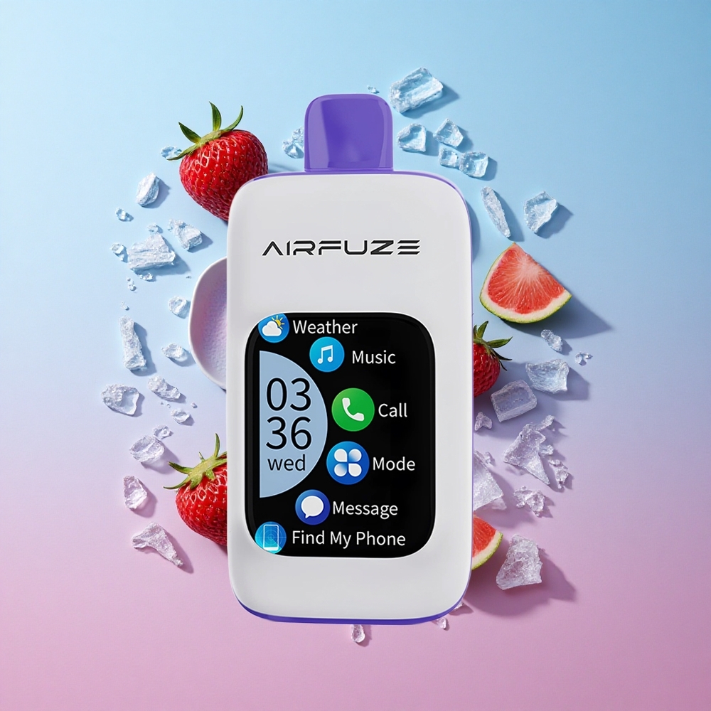 AirFuze Smart Pro 40000 Puffs Plava Malina Led Croatia Vape Wholesale