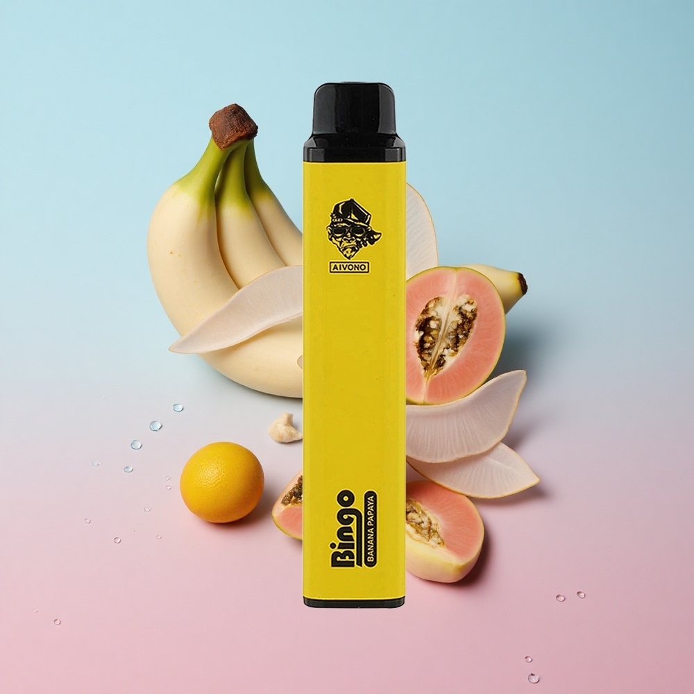 Aivono AIM BINGO 4000 Puffs Banana Papaja 10mL 1000mAh Croatia Vape Wholesale