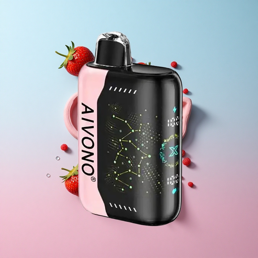 Aivono AIM BOOM 25000 Puffs Jagoda B Pop 28ml Kapacitet E-Tekućine Type-C Punjenje Croatia Vape Wholesale