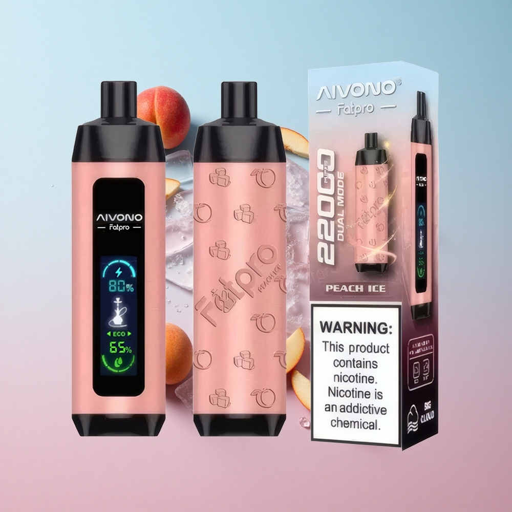 Aivono AIM FATPRO 22000 Puffs Breskva Led 28ml E-tekućina Croatia Vape Wholesale