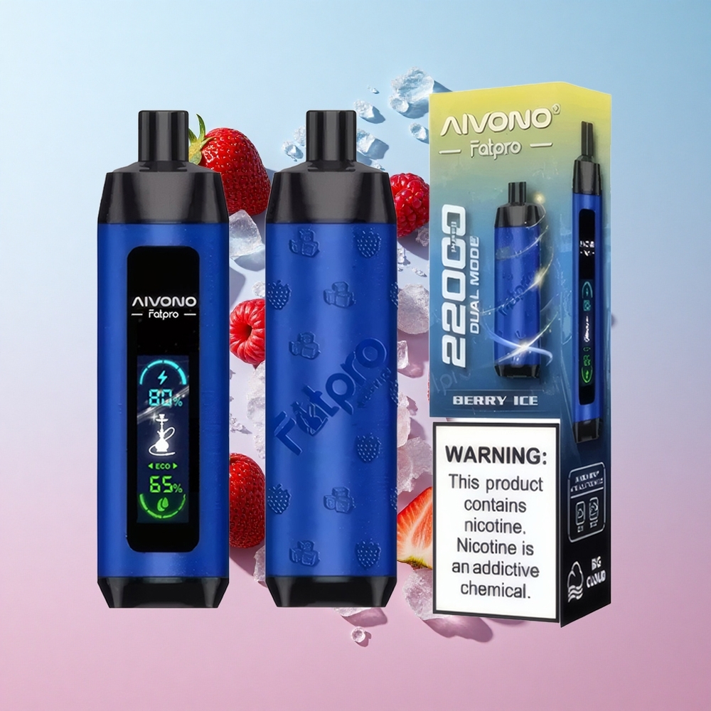 Aivono AIM FATPRO 22000 Puffs Jagoda Led 28ml E-tekućina 10 Okusa Croatia Vape Wholesale