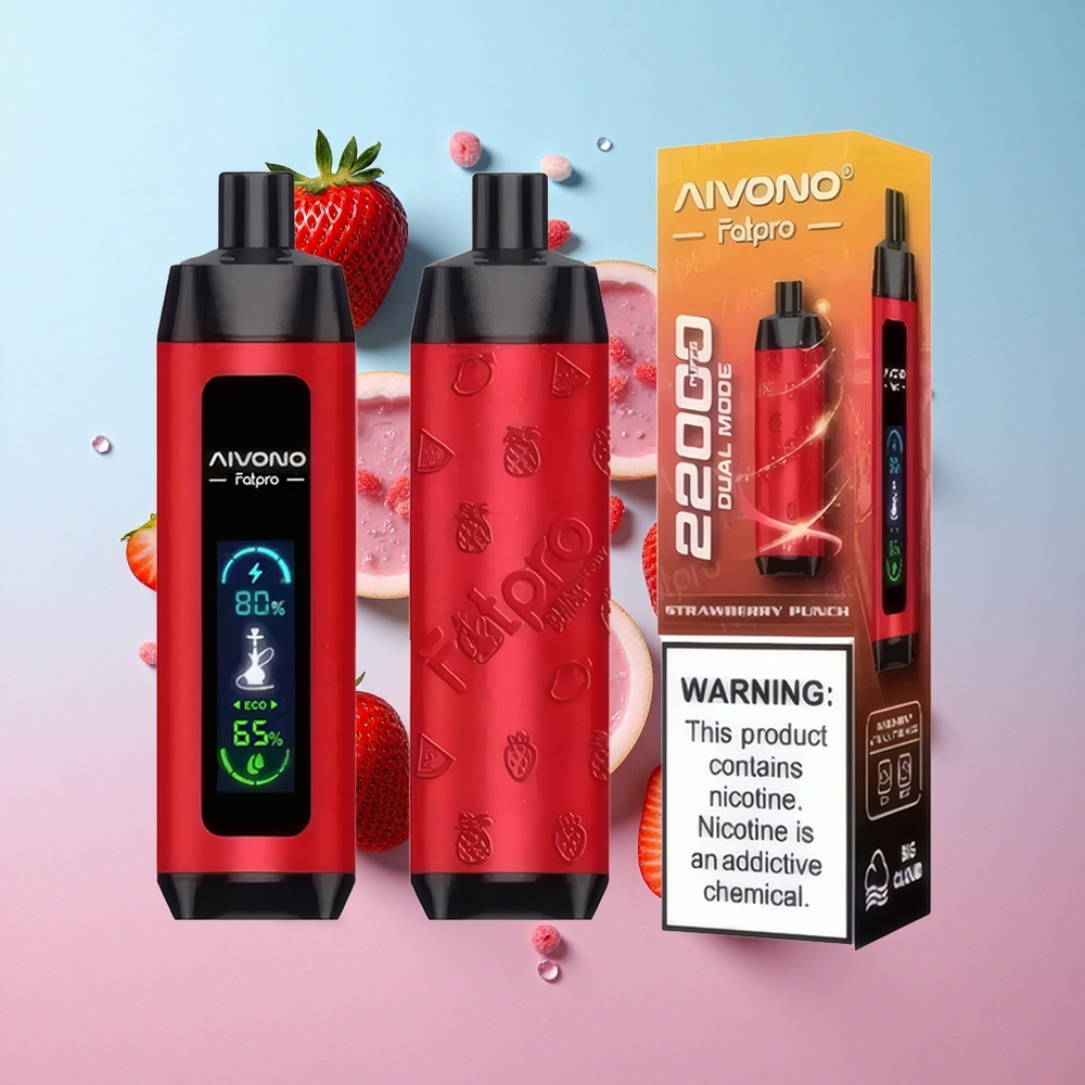 Aivono AIM FATPRO 22000 Puffs Jagoda Punch 28ml E-tečnost 600mAh Punjiva Croatia Vape Wholesale