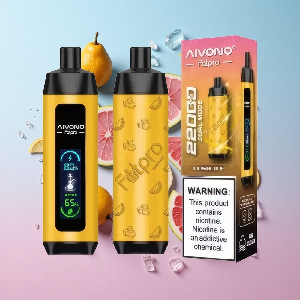 Aivono AIM FATPRO 22000 Puffs Lush Ice Ledište 28ml E-tekućina 10 Okusa Croatia Vape Wholesale