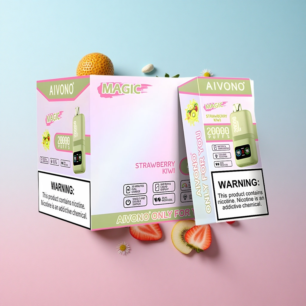 Aivono AIM MAGIC 20000 Puffs Jagoda-Kivi Dual Mesh Coils Croatia Vape Wholesale
