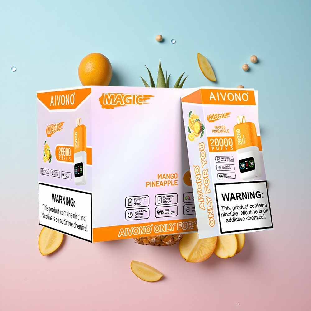 Aivono AIM MAGIC 20000 Puffs Mango Ananas Dual Mesh Coils Croatia Vape Wholesale
