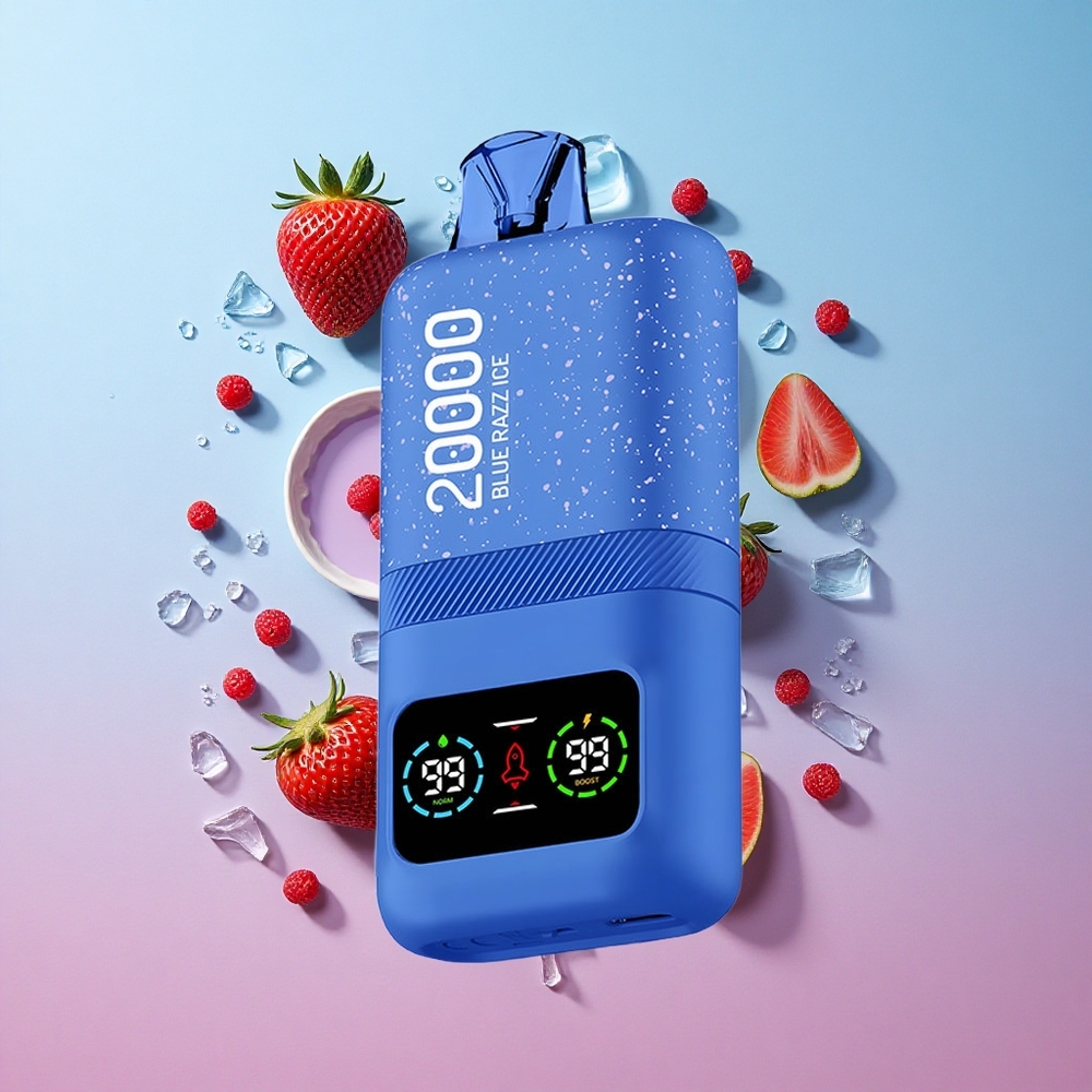 Aivono AIM MAGIC 20000 Puffs Plavi razz led Dual Mesh Coils Croatia Vape Wholesale