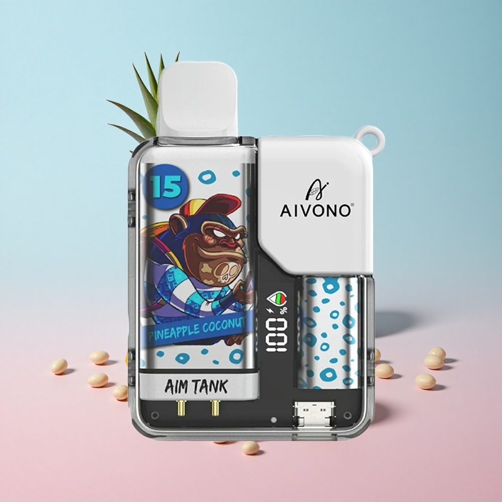 Aivono AIM-TANK 9500 Puffs Ananas Kokos 18ml Kapacitet Tekutine Croatia Vape Wholesale