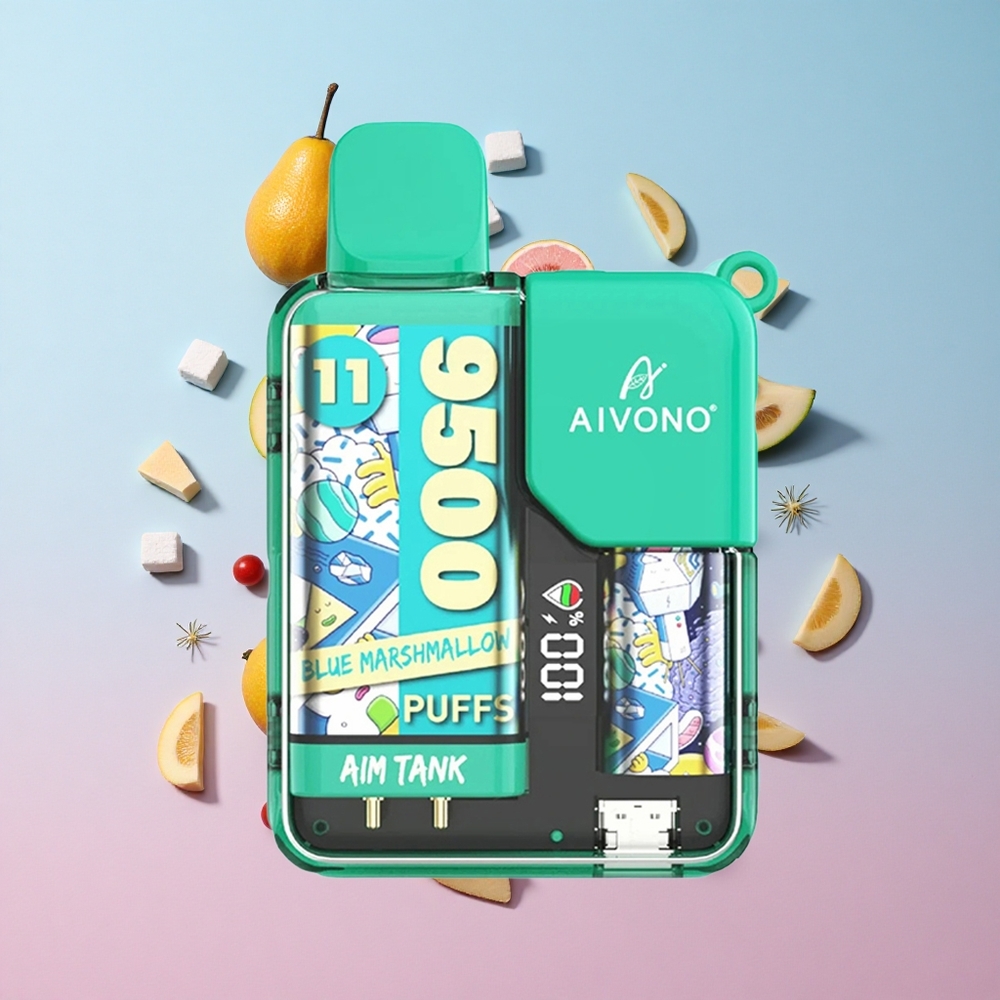Aivono AIM-TANK 9500 Puffs Plavi Marshmallow 18ml Kapacitet 650mAh Baterija Croatia Vape Wholesale