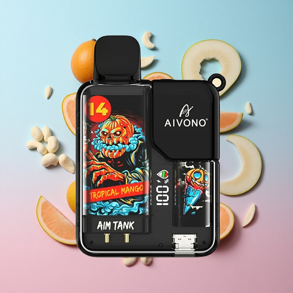 Aivono AIM-TANK 9500 Puffs Tropski Mango 18ml Kapacitet Tekućine Croatia Vape Wholesale