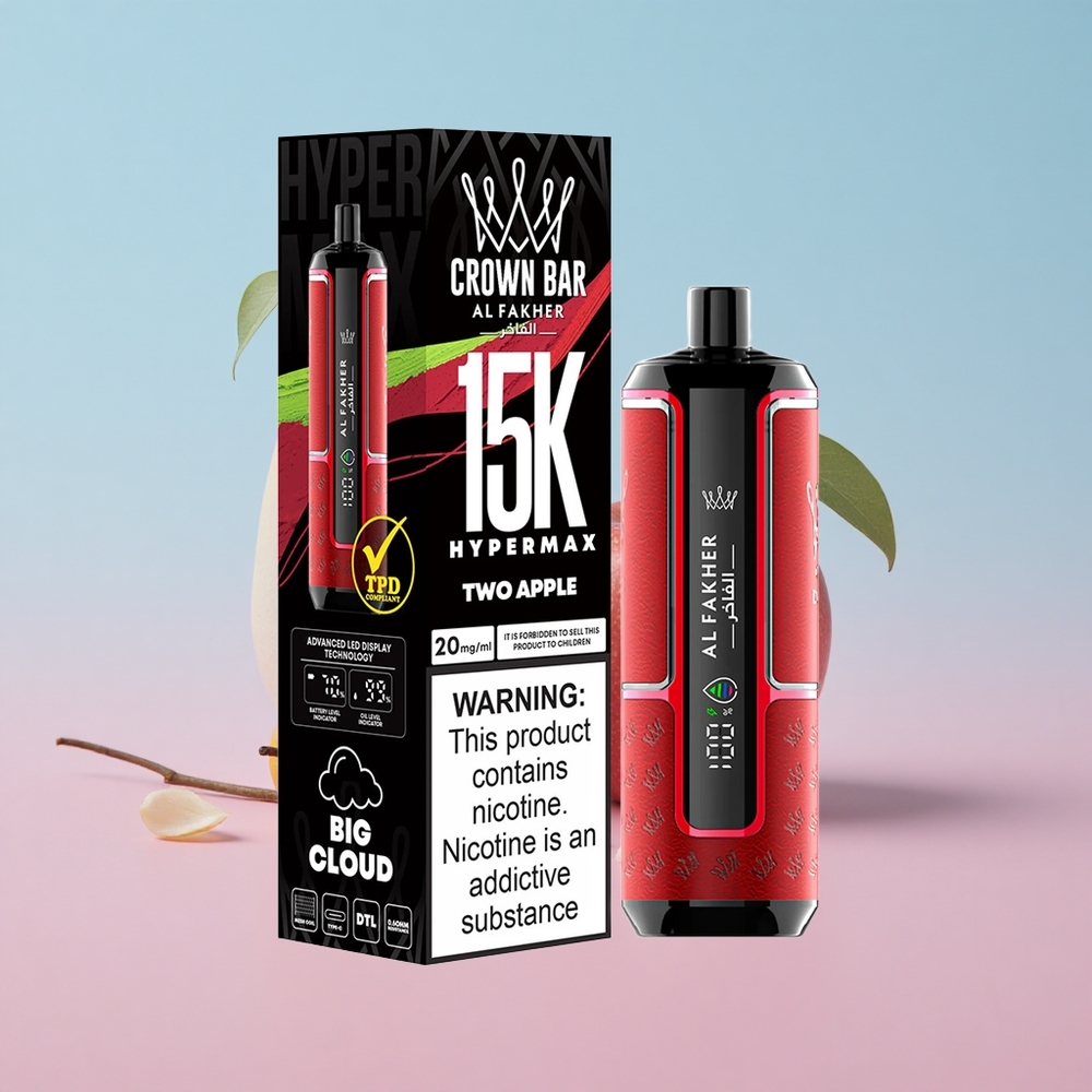 Al Fakher Crown Bar 15K Two Apple (Dvije Jabuke) 22ml DTL Croatia Vape Wholesale