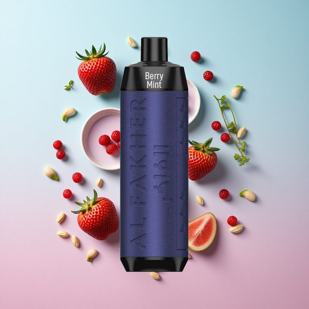 Al Fakher Crown Bar 8000 Bobičasta Metvica Jednokratna Vape 18ml Kapacitet E-Tečnosti Croatia Vape Wholesale