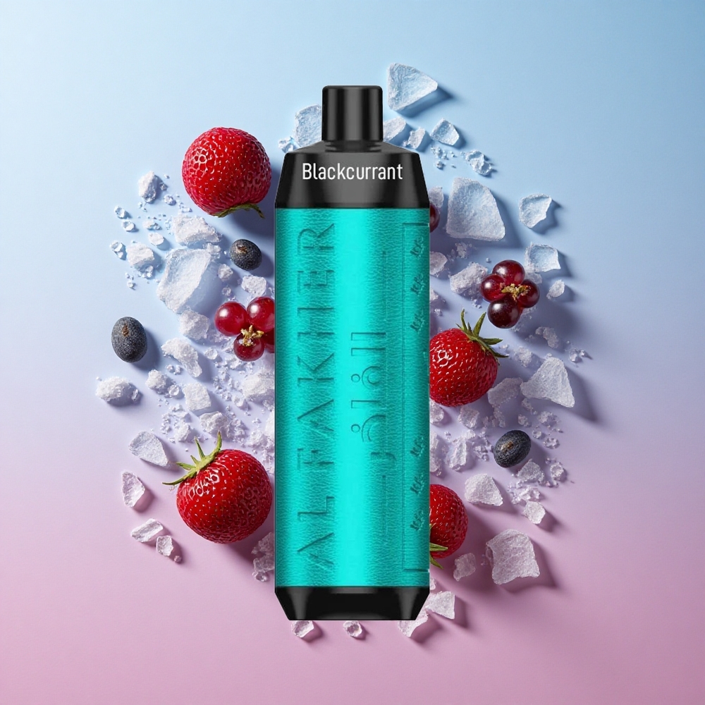 Al Fakher Crown Bar 8000 Crystal Jednokratna Vape Crna Ribizla Led 18ml Kapacitet e-Tekućine Croatia Vape Wholesale