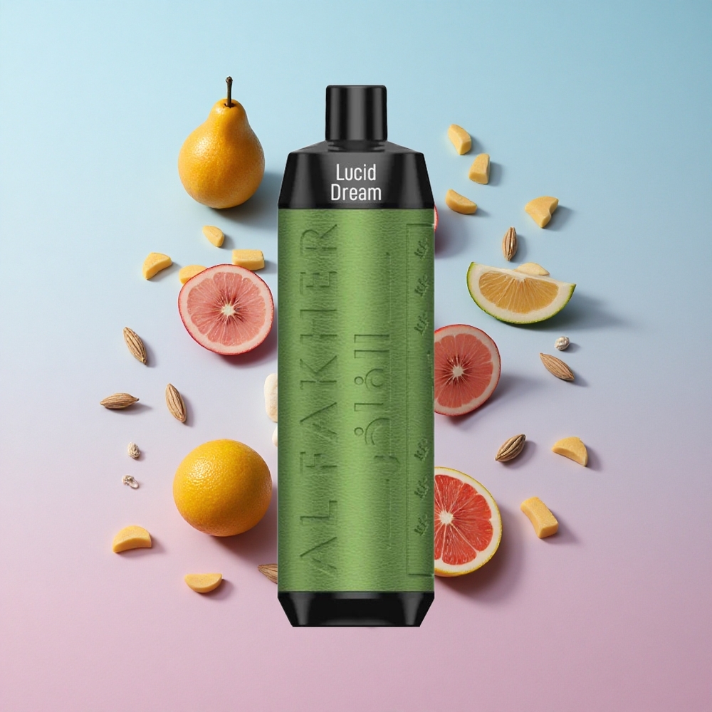 Al Fakher Crown Bar 8000 Crystal Jednokratna Vape Lucid San (18ml Kapacitet Tekućine) Croatia Vape Wholesale