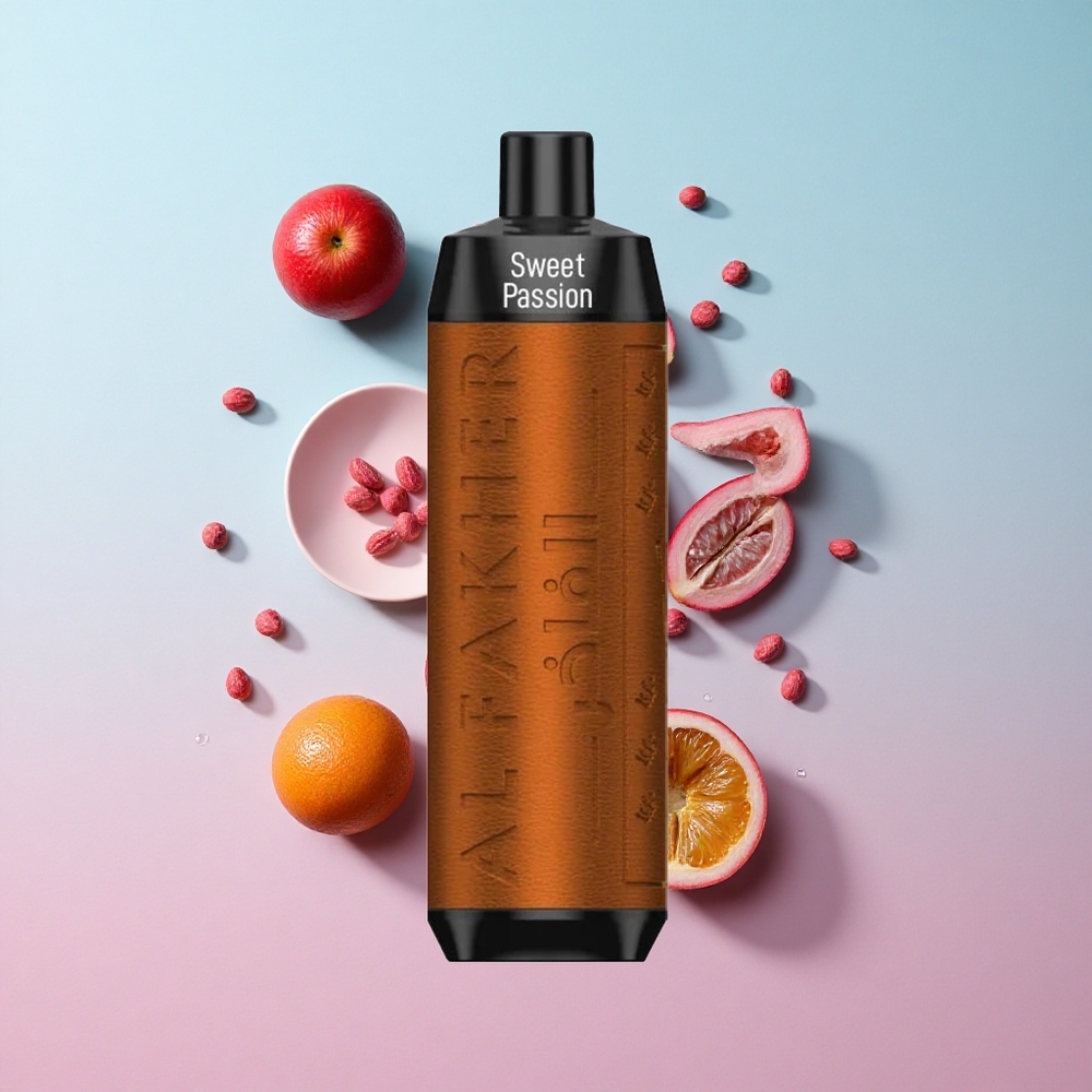 Al Fakher Crown Bar 8000 Crystal Jednokratni Vape Slatka Marakuja 18ml Kapacitet Tekućine Croatia Vape Wholesale