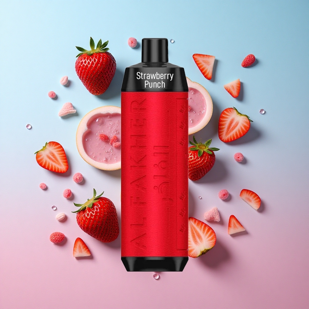 Al Fakher Crown Bar 8000 Jagoda Punch 18ml e-Liquid Kapacitet Croatia Vape Wholesale