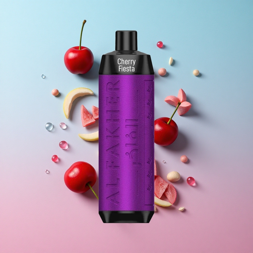 Al Fakher Crown Bar 8000 Kristal Jednokratna Vape Trešnja Fiesta 18ml Kapacitet Tekućine Croatia Vape Wholesale