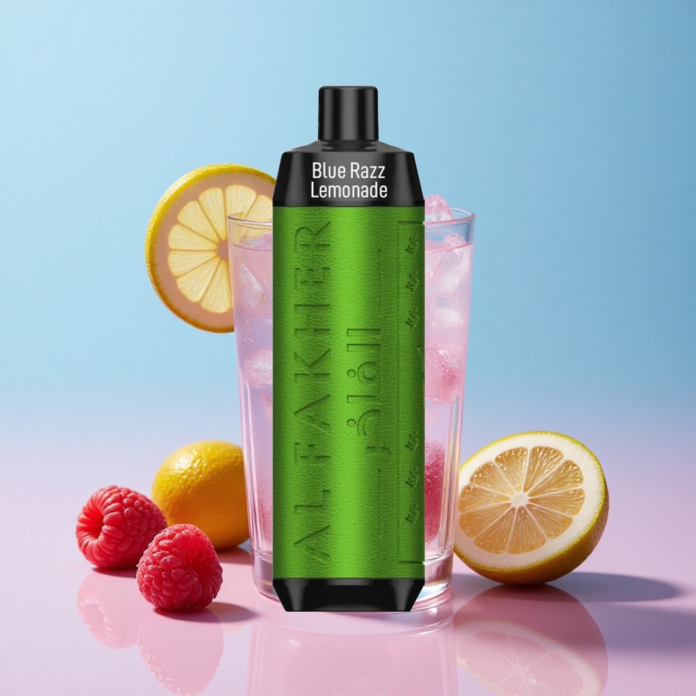 Al Fakher Crown Bar 8000 Plava Malina Limunada 18ml e-Liquid Croatia Vape Wholesale