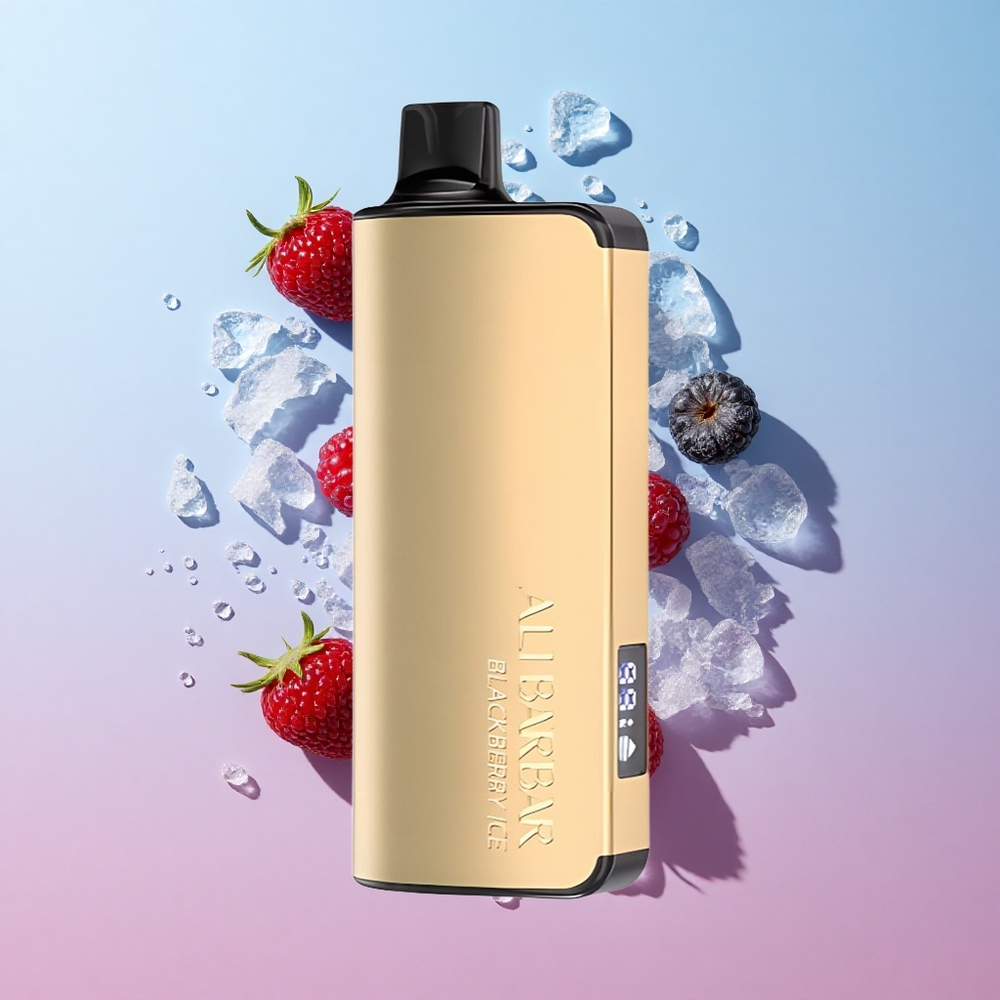 Alibarbar Ingot 9000 Puffs Blackberry Ice 22ml LED Display Croatia Vape Wholesale
