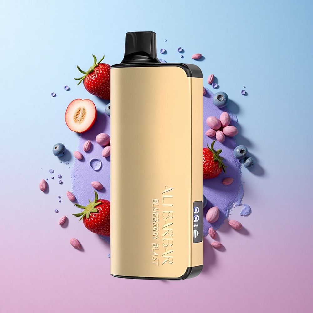 Alibarbar Ingot 9000 Puffs Borovnica Eksplozija 22ml Kapacitet Tekutine Croatia Vape Wholesale