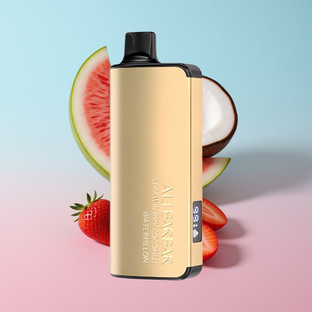 Alibarbar Ingot 9000 Puffs Jagoda Kokos Lubenica 22ml Kapacitet Tekutine Croatia Vape Wholesale