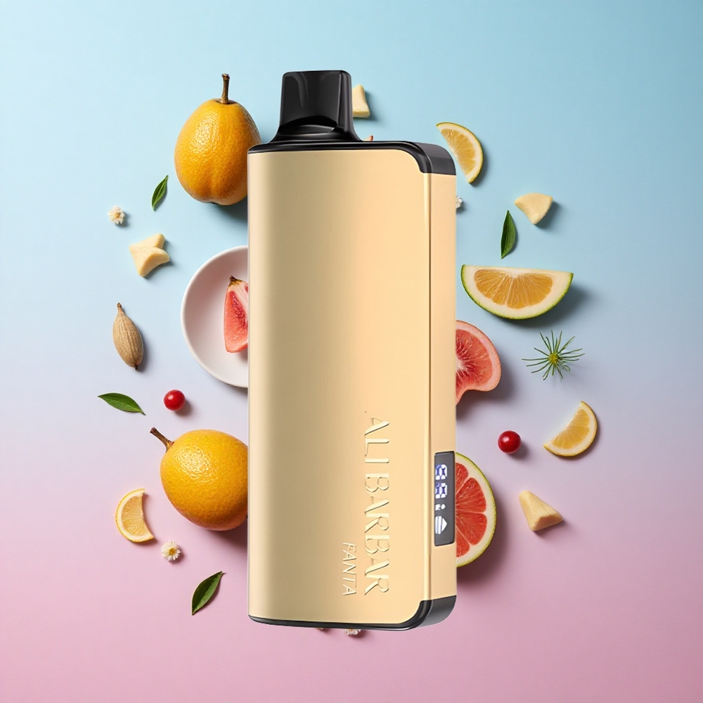 Alibarbar Ingot 9000 Puffs Jednokratna Vape Fanta 22ml Kapacitet Tekutine LED Ekran Croatia Vape Wholesale