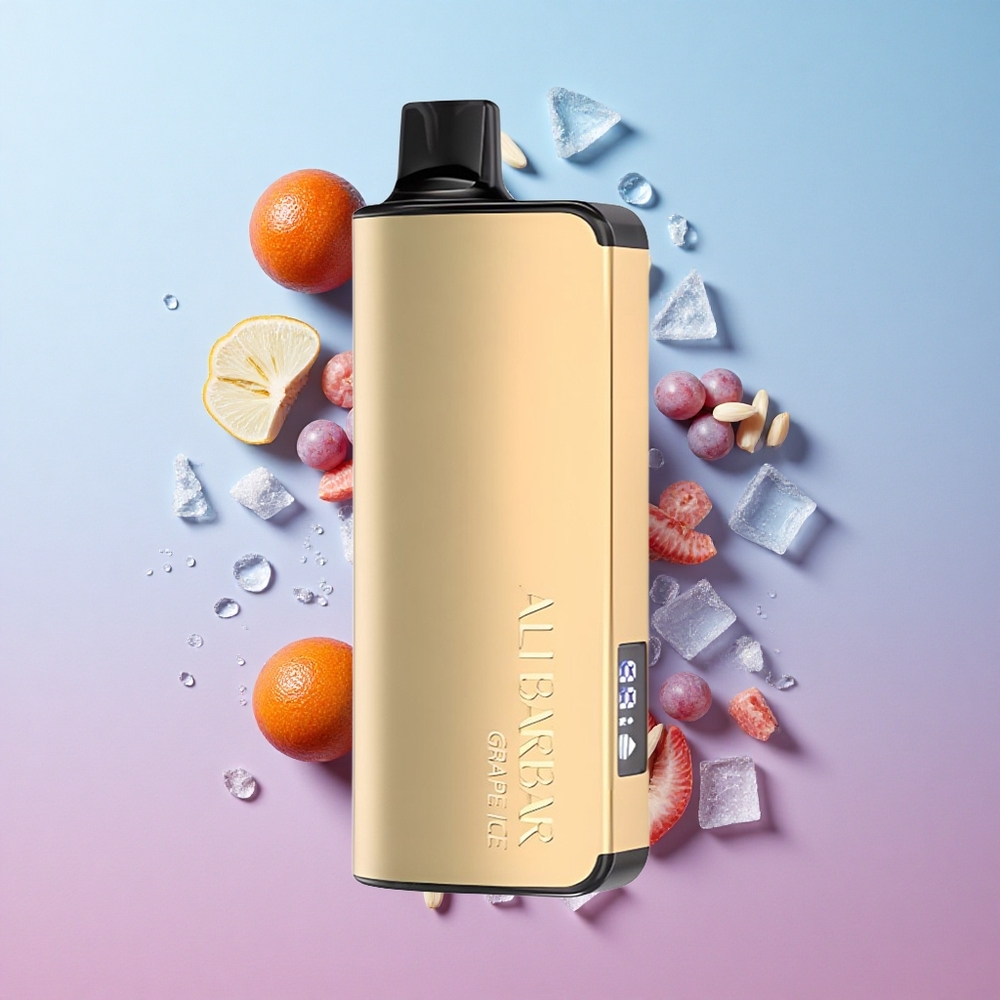 Alibarbar Ingot 9000 Puffs Jednokratna Vape Grozdani Led (22ml, 9000 Puffova) Croatia Vape Wholesale