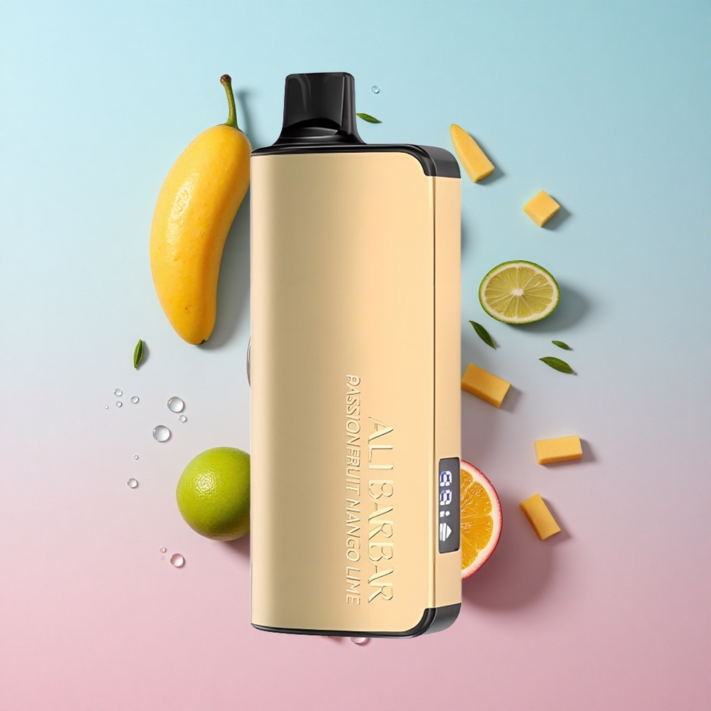 Alibarbar Ingot 9000 Puffs Jednokratna Vape Mango Limun Marakuja sa 22ml tekućine i LED zaslonom Croatia Vape Wholesale