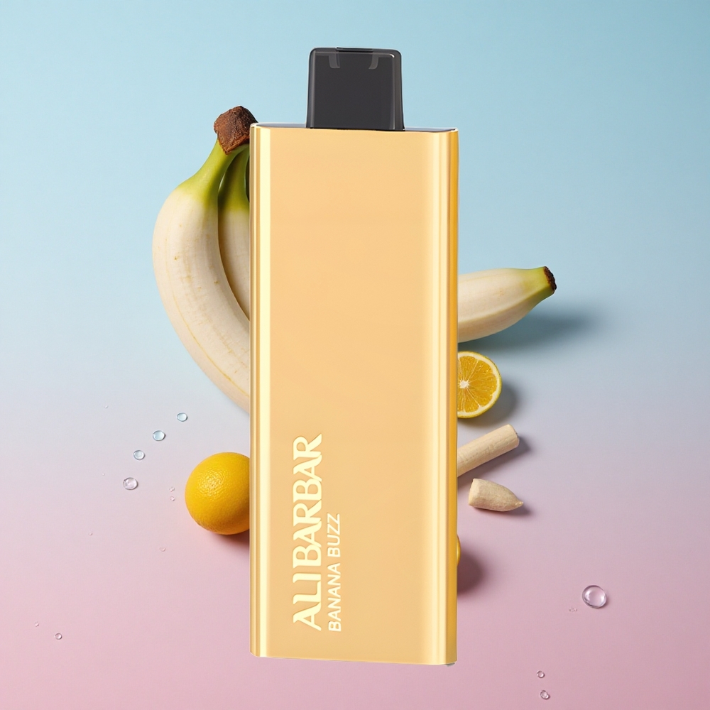 Alibarbar Pandora 7000 Puffs Jednokratna Vape Bananski Buzz 17 ml Croatia Vape Wholesale