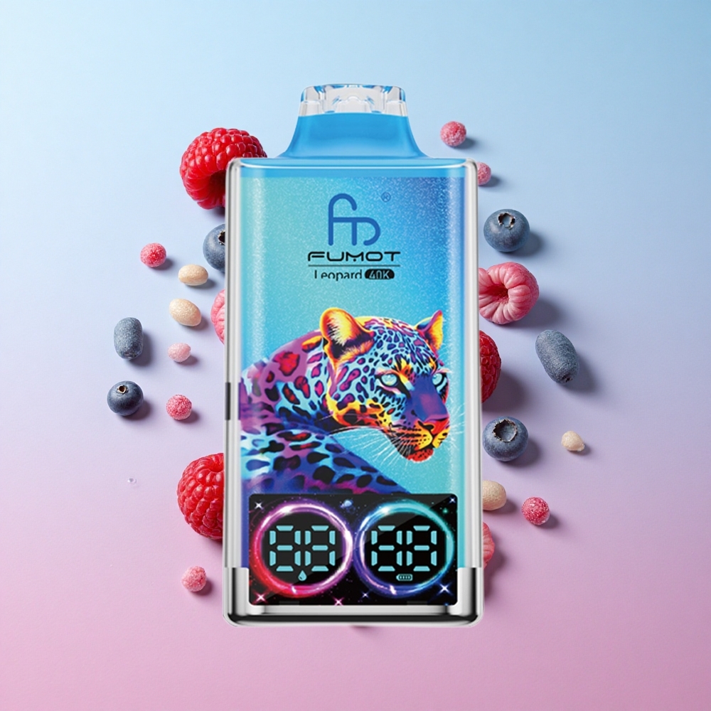 Fumot Leopard 40K Puffs Borovnica Malina Dual Mesh Croatia Vape Wholesale