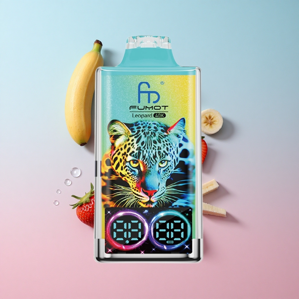 Fumot Leopard 40K Puffs Jagoda Banana Dual Mesh 700mAh Croatia Vape Wholesale