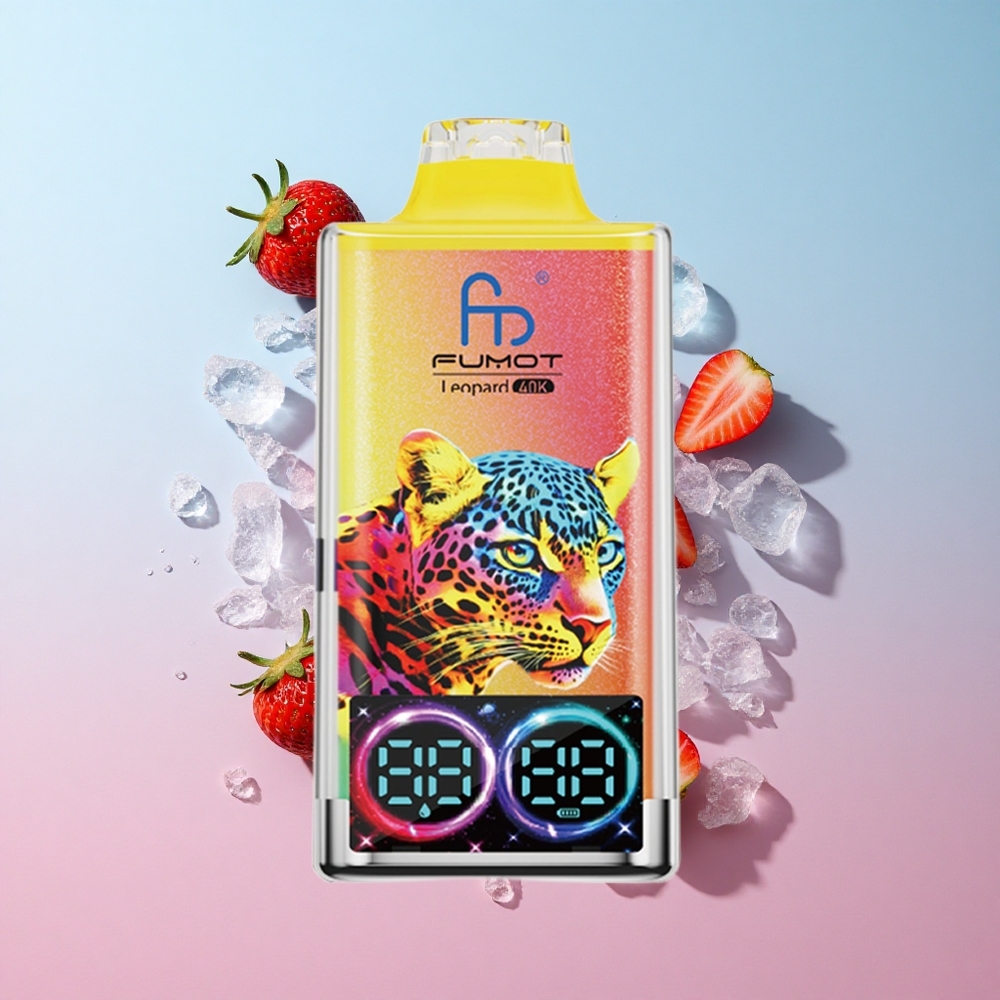 Fumot Leopard 40K Puffs Jagoda Led Kombinacija Dual Mesh Croatia Vape Wholesale