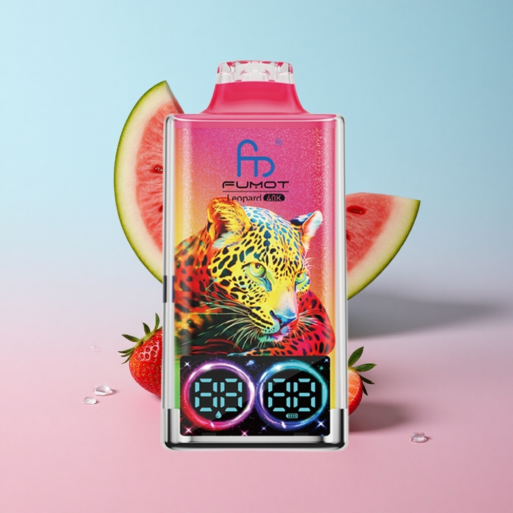 Fumot Leopard 40K Puffs Jagoda Lubenica Dual Mesh Croatia Vape Wholesale