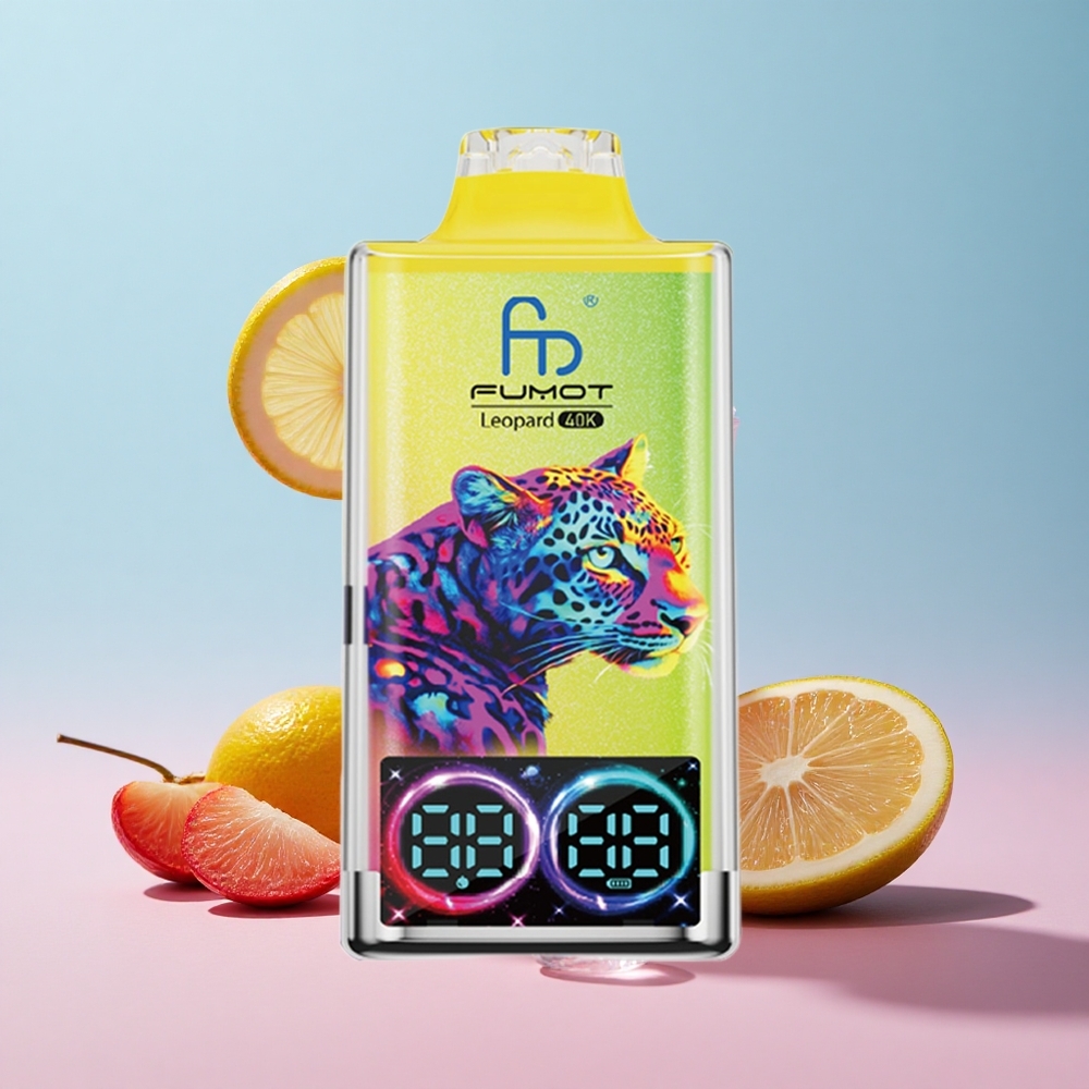 Fumot Leopard 40K Puffs Jednokratna Vape Rođak Limunada Dual Mesh Croatia Vape Wholesale