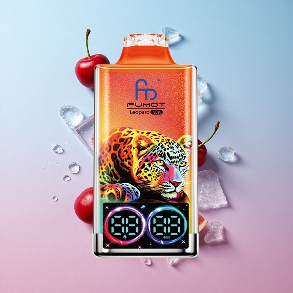 Fumot Leopard 40K Puffs Trešnja Led Dual Mesh Croatia Vape Wholesale