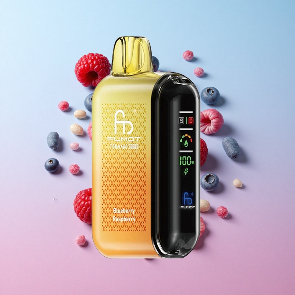 Fumot Tornado 20000 Puffs Borovnica Malina Dual Mesh Coil Croatia Vape Wholesale
