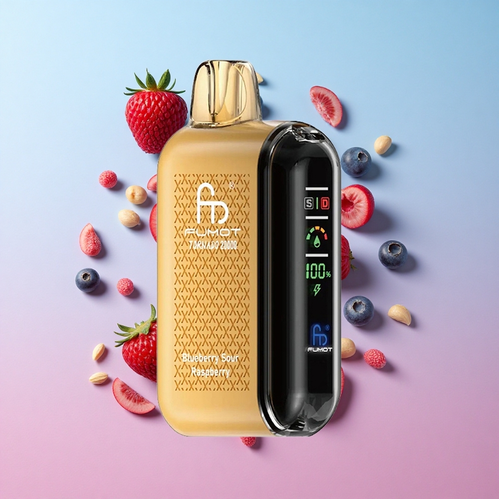 Fumot Tornado 20000 Puffs Dual Mesh Coil Borovnica-Kisela Malina Croatia Vape Wholesale