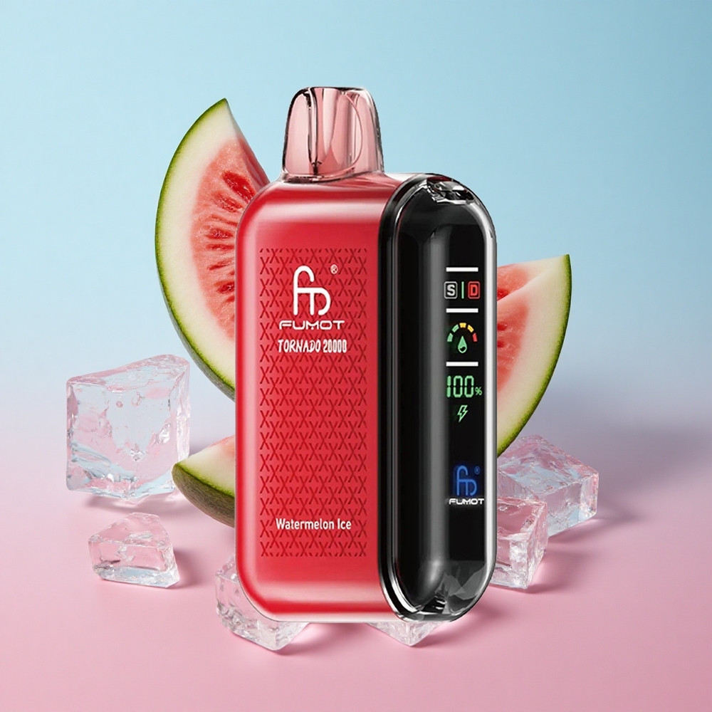 Fumot Tornado 20000 Puffs Dual Mesh Coil Ledenica Lubenica Croatia Vape Wholesale