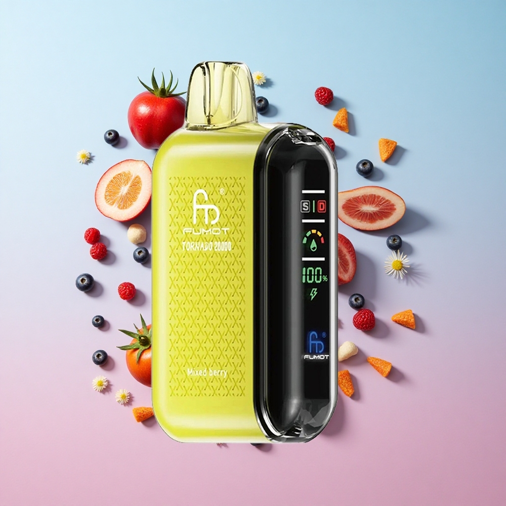 Fumot Tornado 20000 Puffs Dual Mesh Coil Mješovita Bobica Croatia Vape Wholesale