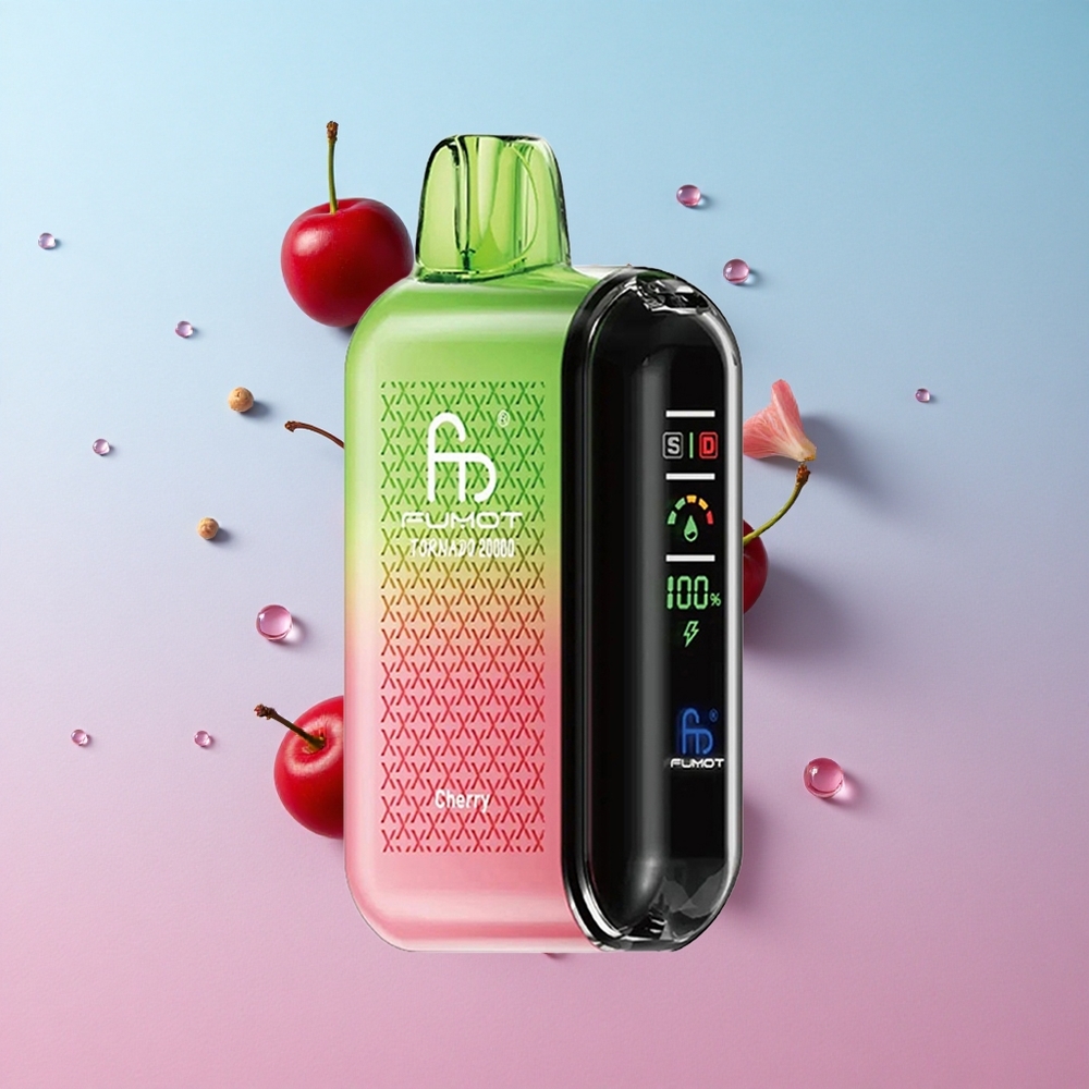 Fumot Tornado 20000 Puffs Dual Mesh Coil Trešnja (Cherry) Croatia Vape Wholesale