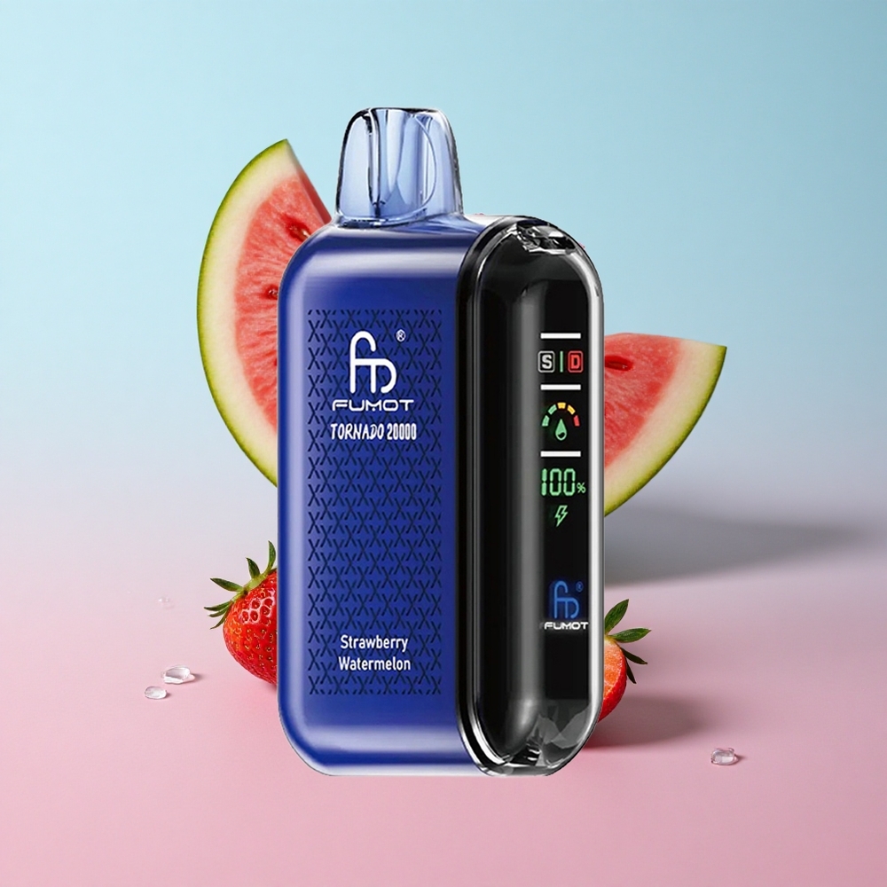 Fumot Tornado 20000 Puffs Jagoda Lubenica Dual Mesh Coil Croatia Vape Wholesale