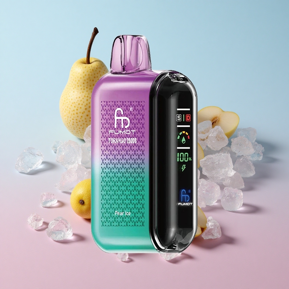 Fumot Tornado 20000 Puffs Jednokratna Vape Kruškoledena Kombinacija Okusa Dual Mesh Coil Croatia Vape Wholesale