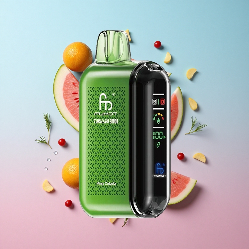 Fumot Tornado 20000 Puffs Jednokratna Vape Pina Kolada Dual Mesh Coil Croatia Vape Wholesale